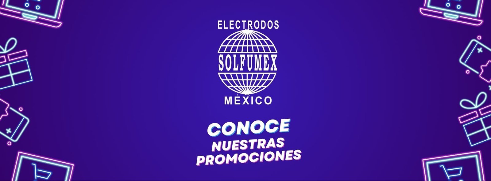 Portada de Facebook ofertas de cyber monday promocional moderno azul (1)